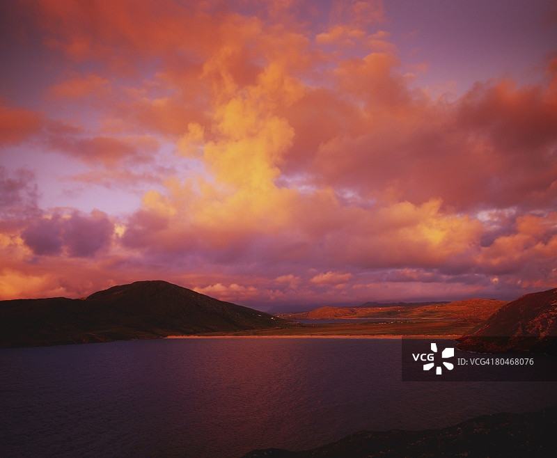 多尼戈尔郡，特拉纳罗森湾，罗斯吉尔半岛，爱尔兰图片素材