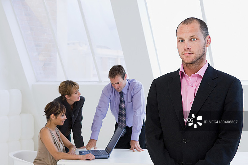 商人的肖像图片素材