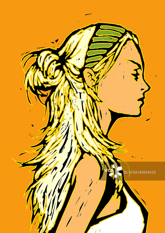 女人特写图片素材