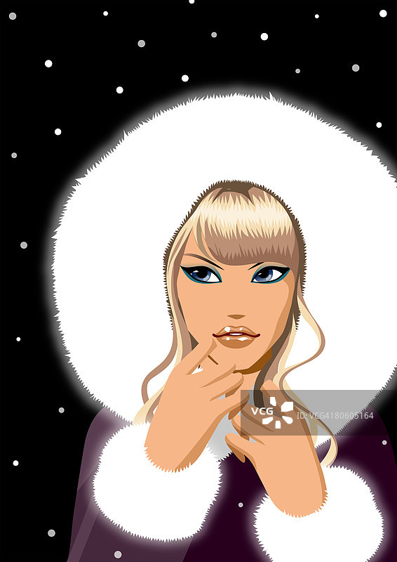 女人特写图片素材