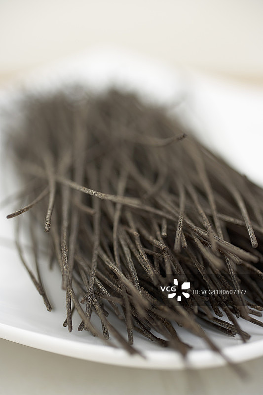 墨鱼汁意面图片素材