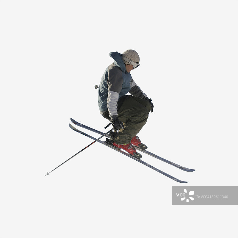 男子滑雪图片素材