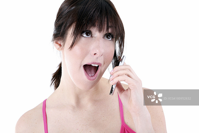 惊讶的女子图片素材