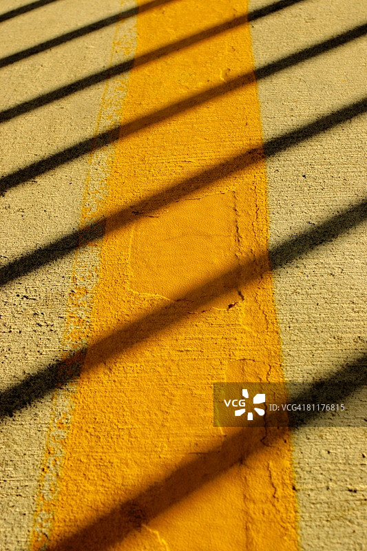 黄色分隔线特写图片素材