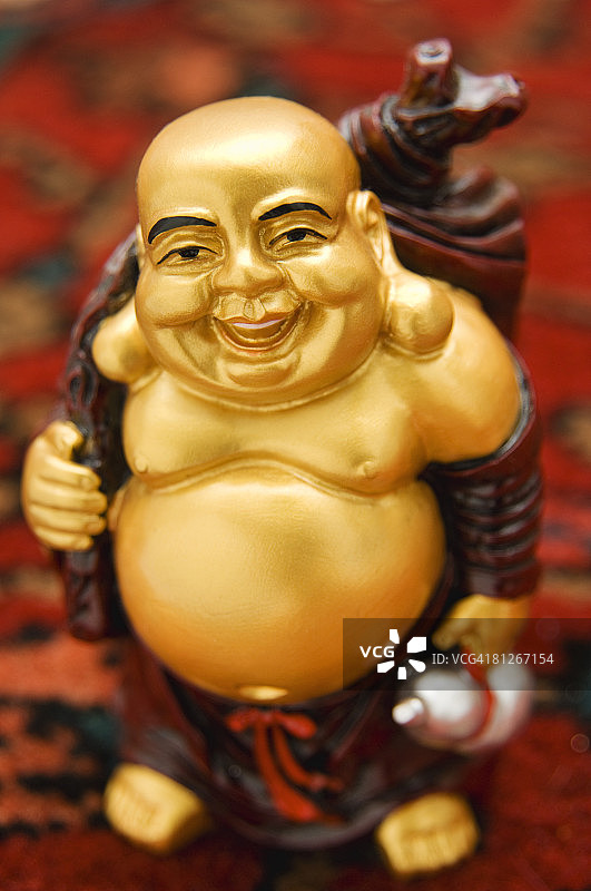 微笑的佛像图片素材