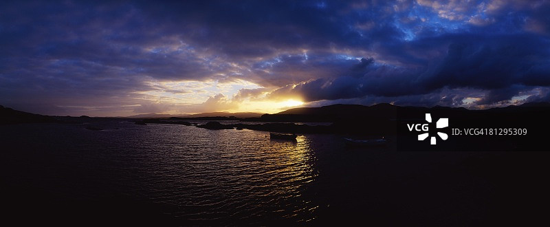 凯里郡，肯梅尔湾，凯里环线，爱尔兰图片素材