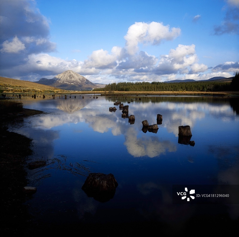 爱尔兰多尼戈尔郡埃里加尔山图片素材