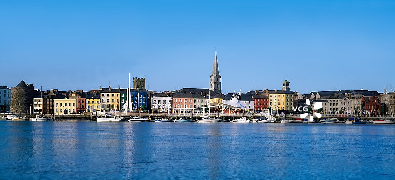 爱尔兰沃特福德市的码头图片素材