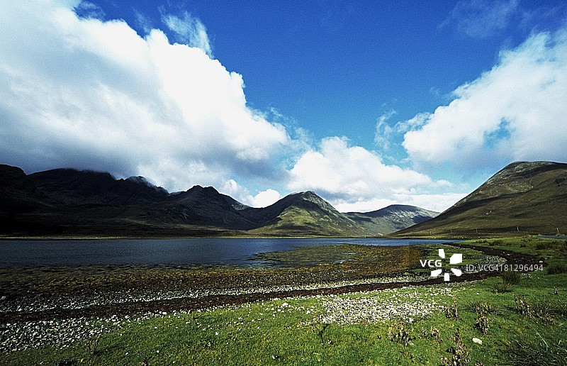 苏格兰高地湖泊风光图片素材