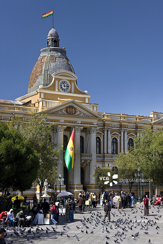 拉巴斯市穆里略广场图片素材