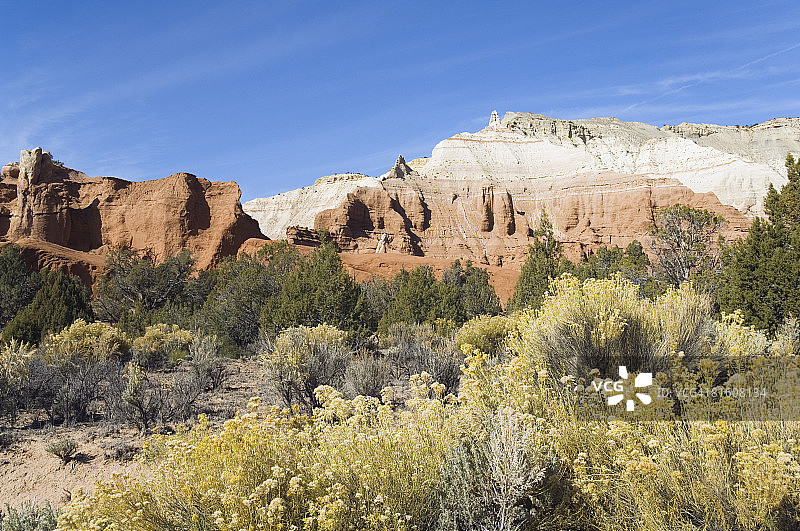 美国犹他州柯达彩色盆地州立公园图片素材