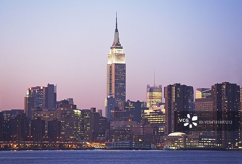 纽约帝国大厦图片素材