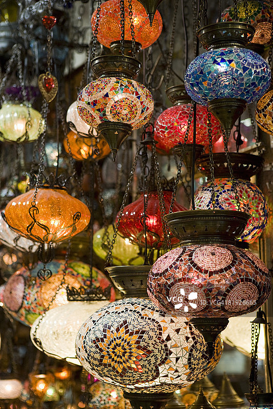 灯具陈列展示图片素材