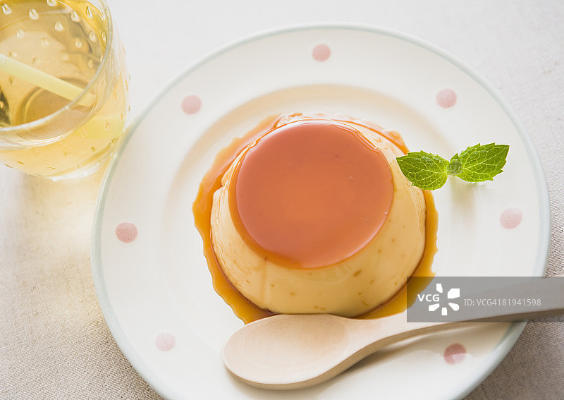 蛋奶布丁图片素材
