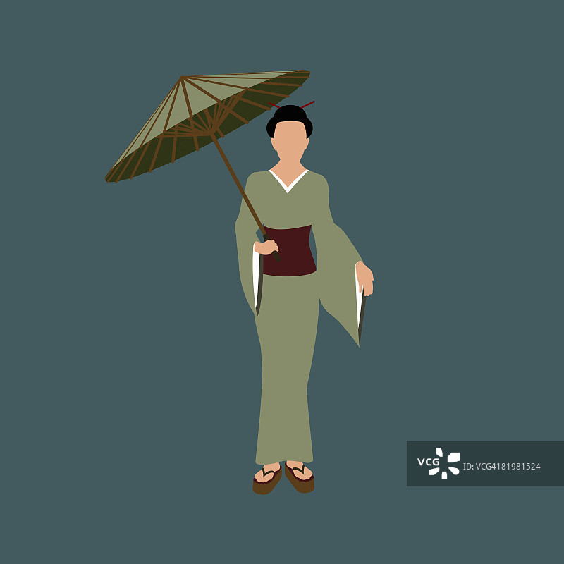 典型的日本女性图片素材