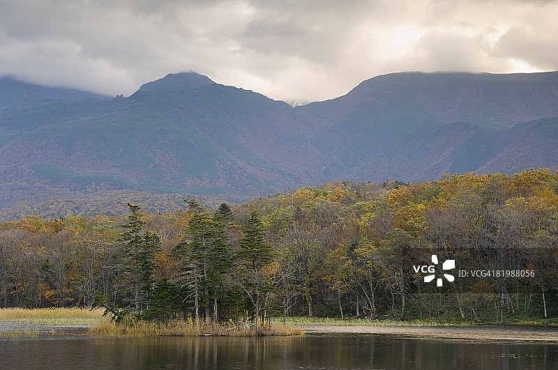 知床五湖，知床国家公园，北海道，日本，亚洲图片素材