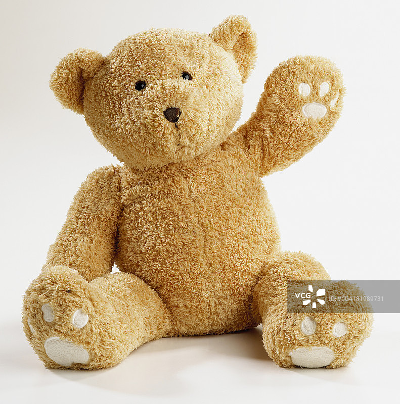 挥手泰迪熊图片素材