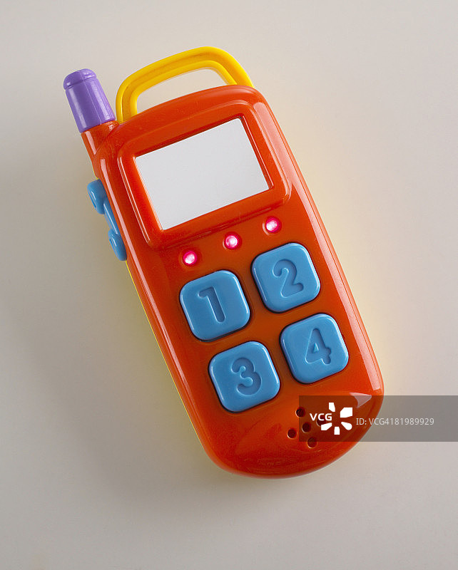 玩具电话特写图片素材