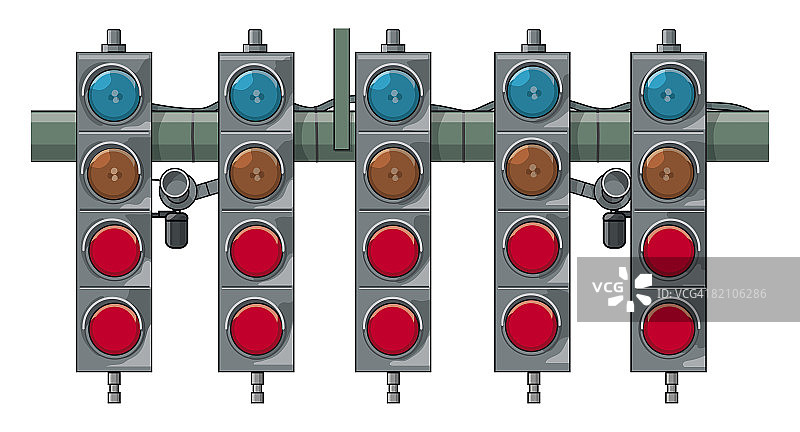 赛车起跑线灯光图片素材