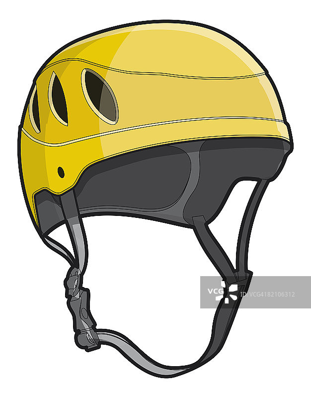 黄色运动头盔图片素材