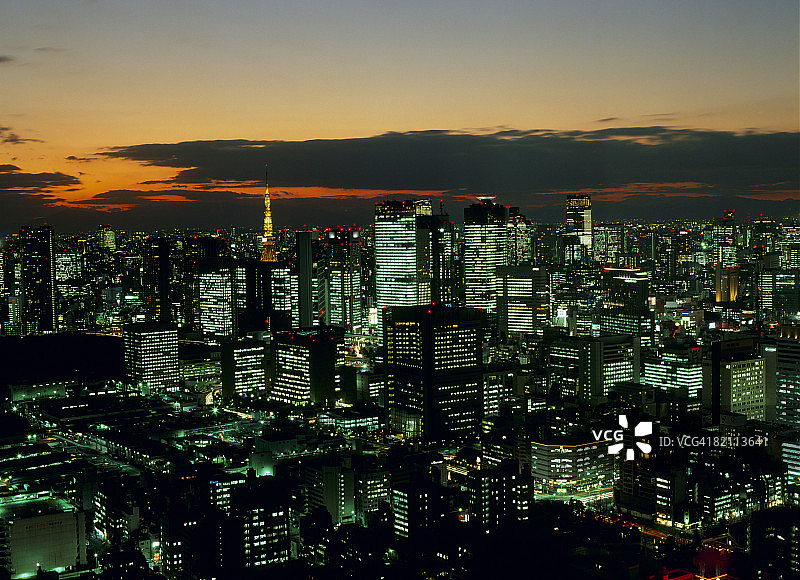 日本东京城市风光图片素材