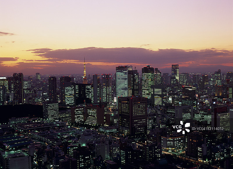 日本东京城市风光图片素材