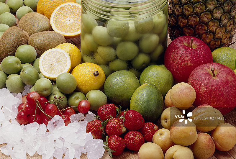 水果酒配料图片素材