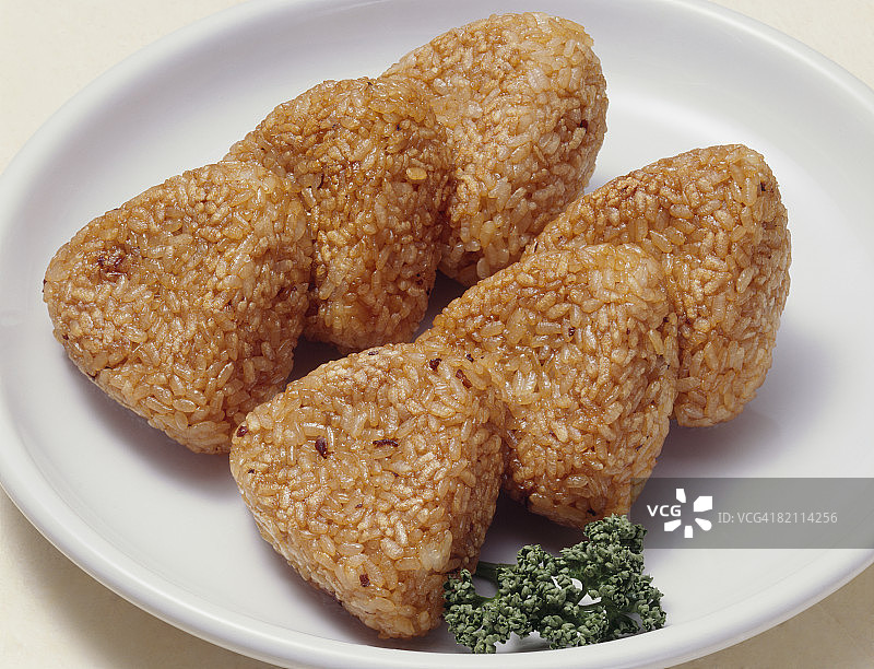烤饭团图片素材