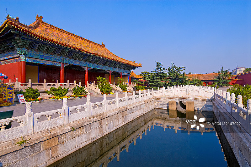 北京故宫的戟门图片素材