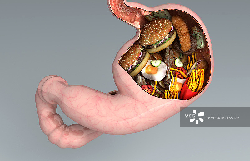 暴饮暴食图片素材