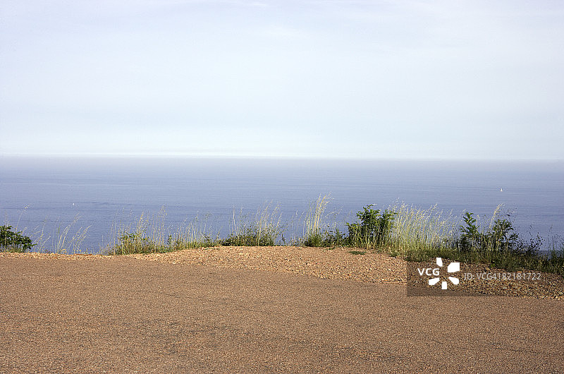 海边的道路图片素材