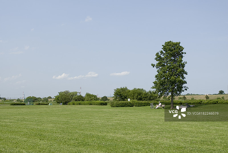 江户川河畔的绿色图片素材