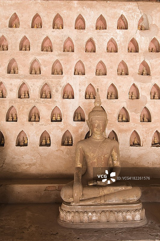 老挝万象西萨格寺图片素材