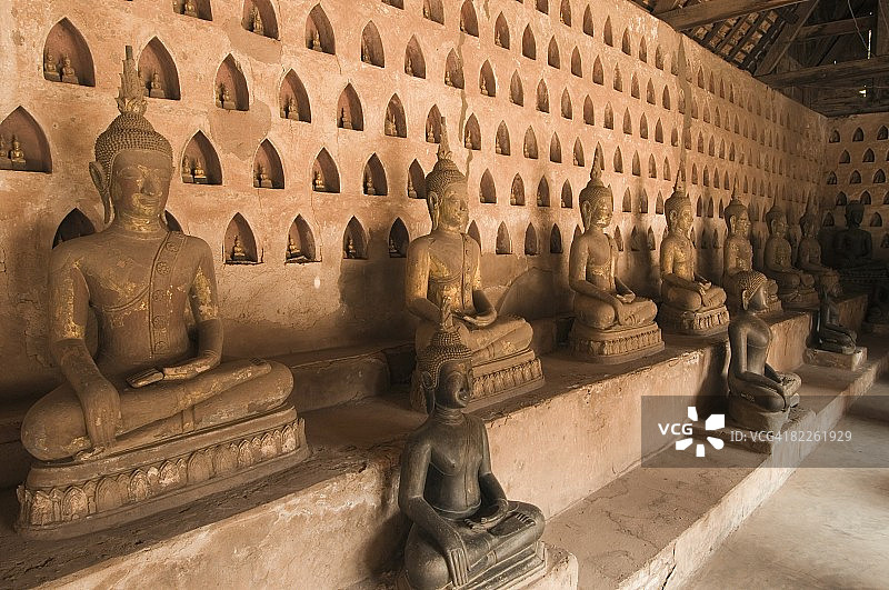 老挝万象西萨格寺图片素材