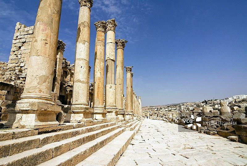 约旦杰拉什大教堂图片素材