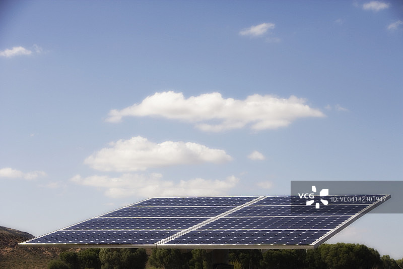 太阳能发电厂图片素材