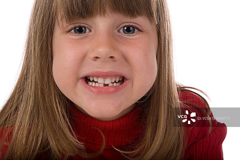 掉了第一颗牙齿图片素材