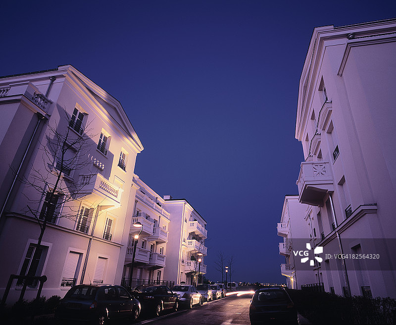 新建的住宅区图片素材