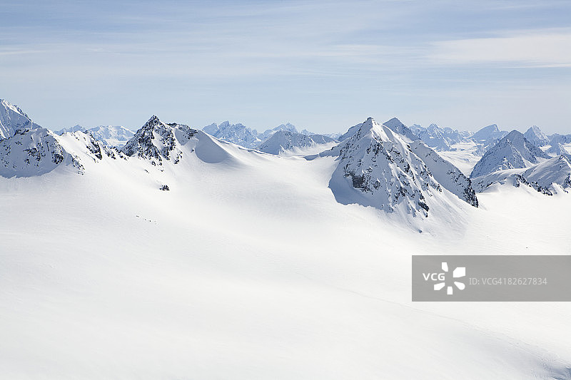 阿拉斯加瓦尔迪兹景观图片素材