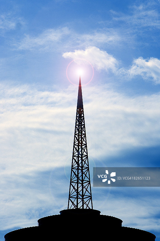 无线电塔图片素材