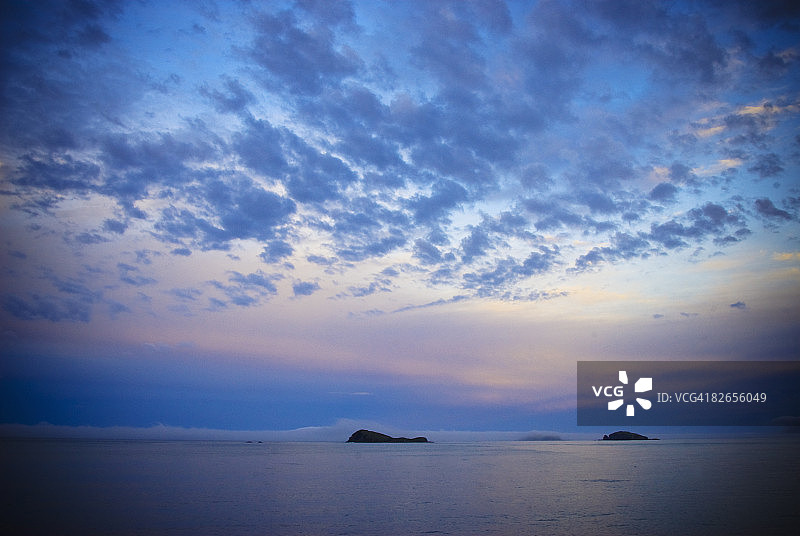 海上日落：南乔治亚岛，英国图片素材