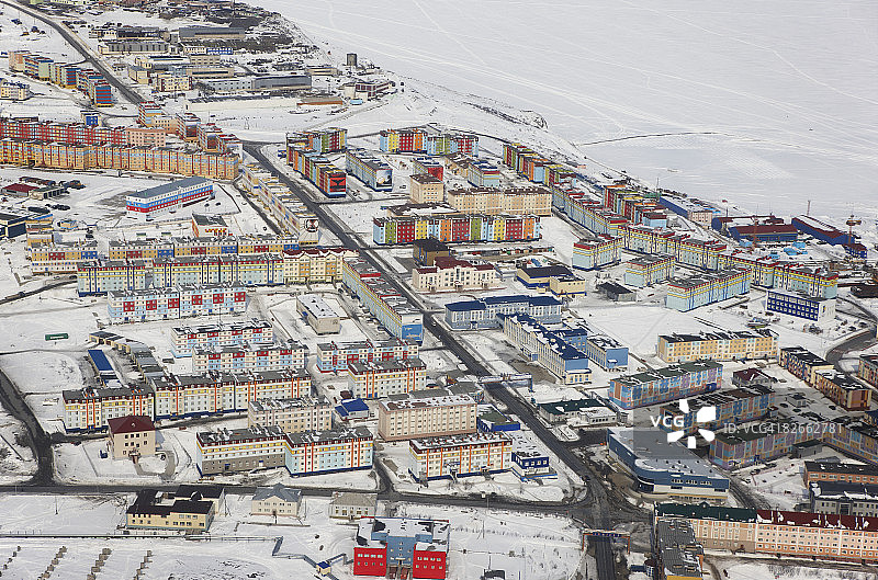 阿纳德尔的彩色公寓图片素材