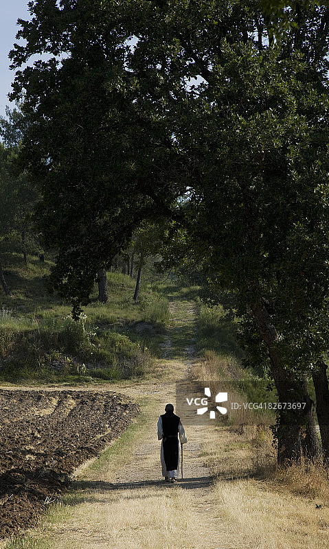 法国普罗旺斯沃克吕兹塞南克修道院图片素材