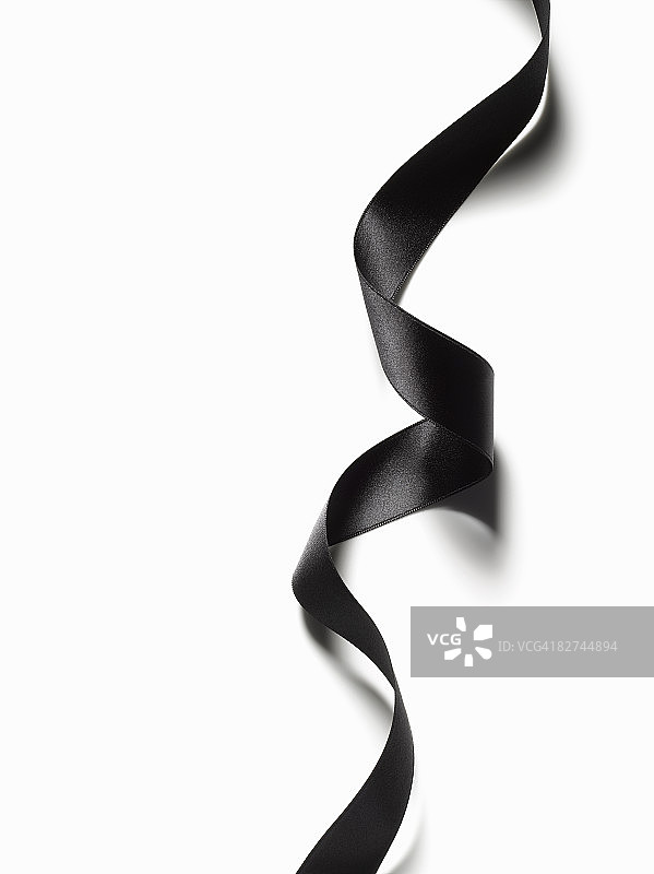 黑色丝带图片素材