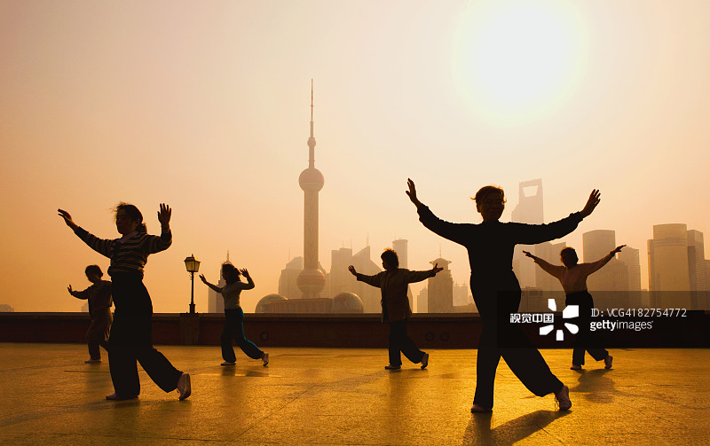 上海外滩风景图片素材
