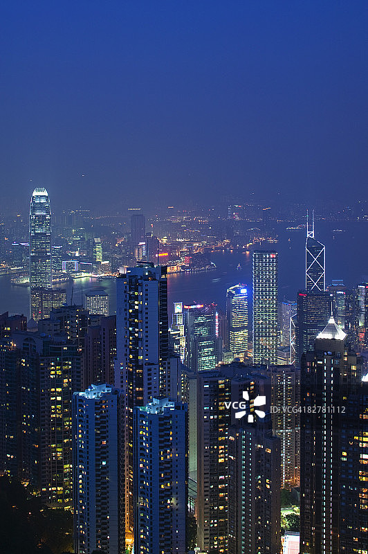 香港中环维多利亚港景色图片素材