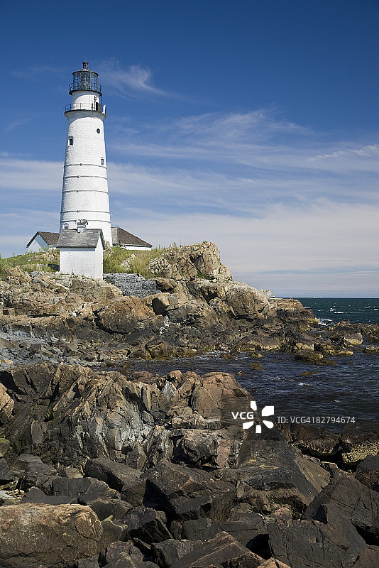 波士顿灯塔图片素材