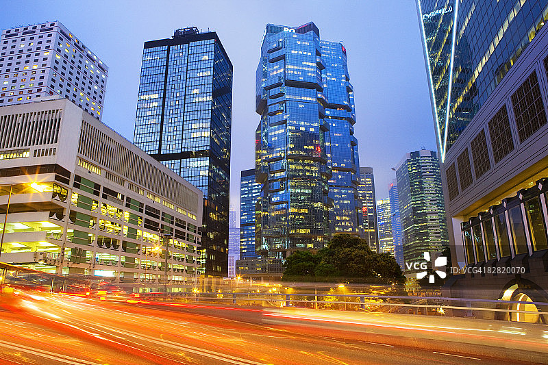 中国香港金融区图片素材
