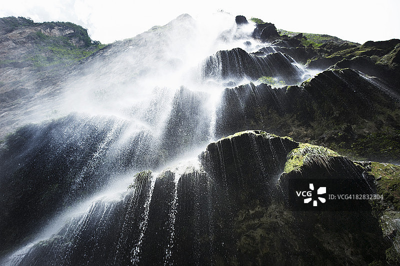 苏米德罗峡谷瀑布，墨西哥图片素材