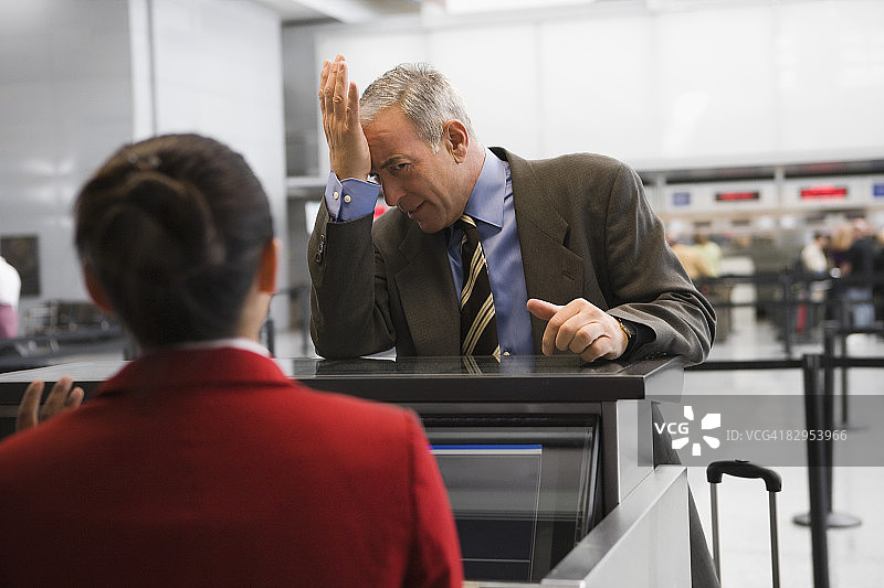 愤怒的商人图片素材